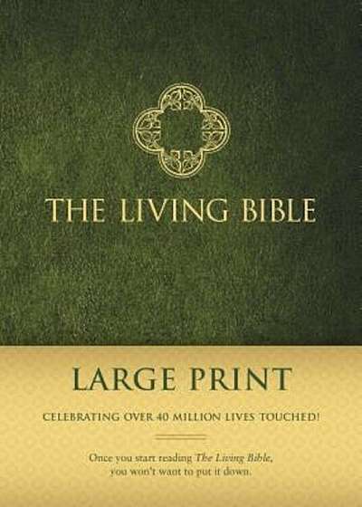 Living Bible Paraphrased-LIV-Large Print, Hardcover