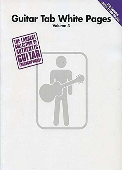 Guitar Tab White Pages Volume 3, Paperback