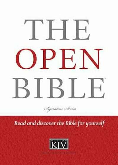 Open Bible-KJV, Hardcover