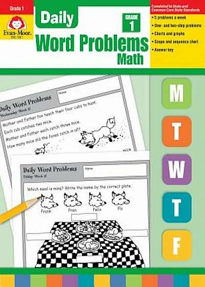 Daily Word Problems Grade 1, Paperback