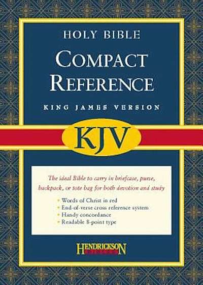 Compact Reference Bible-KJV, Hardcover