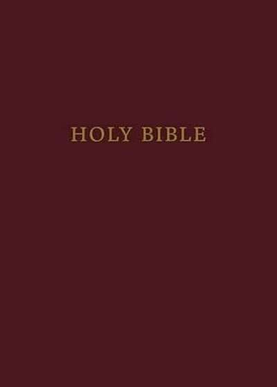 KJV, Pew Bible, Large Print, Hardcover, Burgundy, Red Letter Edition, Hardcover