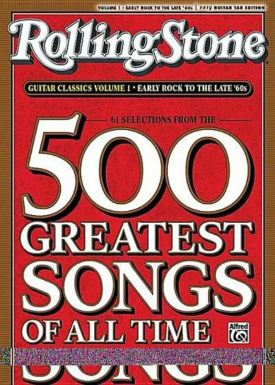 Selections from Rolling Stone Magazine's 500 Greatest Songs of All Time: Early Rock to the Late '60s (Easy Guitar Tab), Paperback