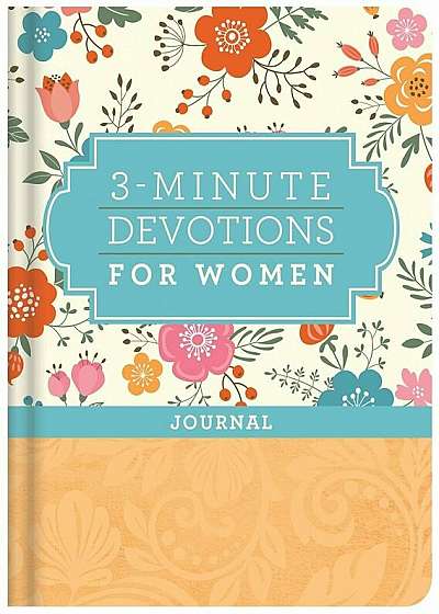 3-Minute Devotions for Women Journal, Hardcover