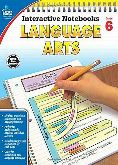 Language Arts, Grade 6, Paperback