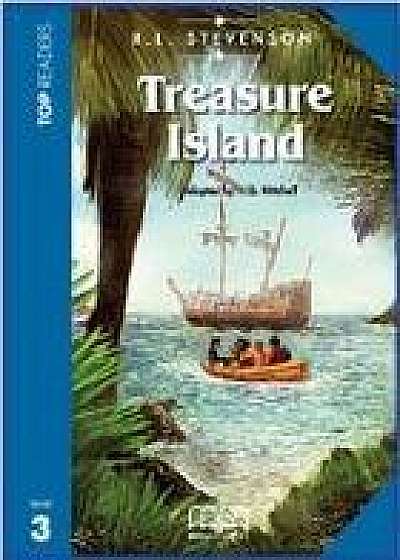 Coperta cărții Treasure Island - Top Reader Student's Pack (including glossary and CD)