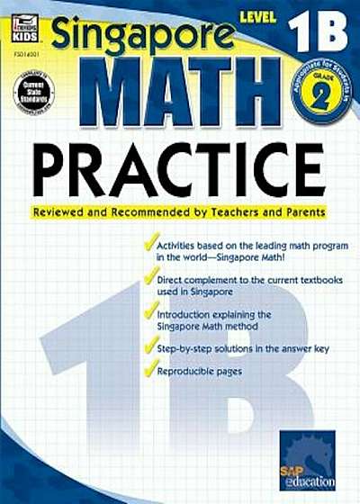 Singapore Math Practice, Level 1B Grade 2, Paperback