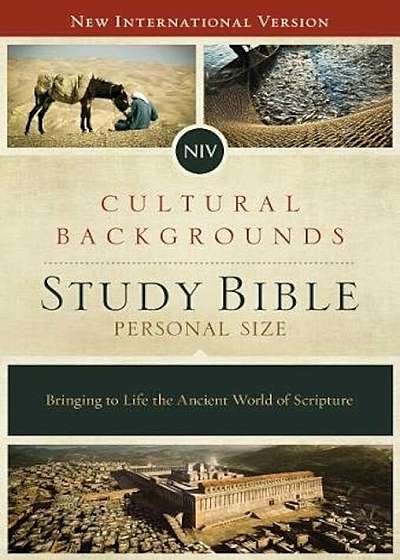 NIV, Cultural Backgrounds Study Bible, Personal Size, Hardcover, Red Letter Edition: Bringing to Life the Ancient World of Scripture, Hardcover