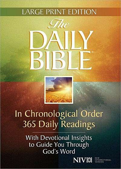 Daily Bible-NIV-Large Print, Hardcover