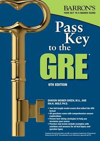 Pass Key to the GRE, 9th Edition, Paperback