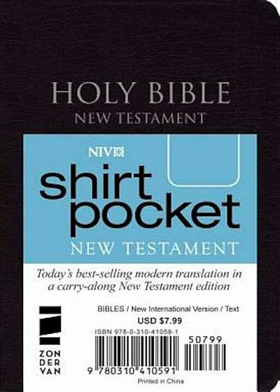Shirt-Pocket New Testament-NIV, Hardcover
