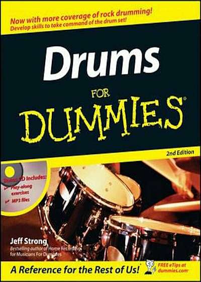 Drums for Dummies, 2nd Edition, Paperback