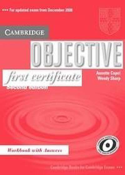 Objective First Certificate 2nd Edition. Workbook with answers