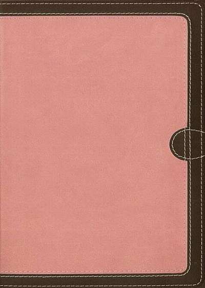 NIV, Thinline Bible, Compact, Imitation Leather, Pink/Brown, Red Letter Edition, Hardcover
