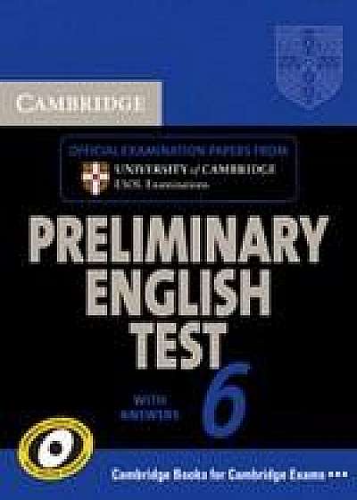 Cambridge Preliminary English Test 6 Self-Study Pack (Student's Book with Answers with Audio CDs (2))
