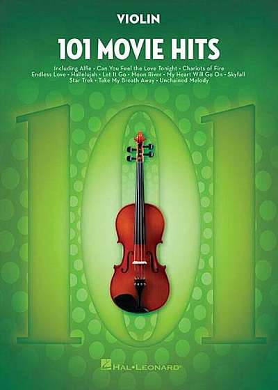 101 Movie Hits for Violin, Paperback