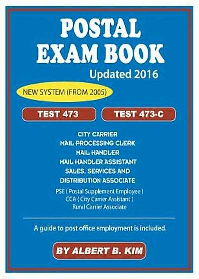 Postal Exam Book: For Test 473 and 473-C, Paperback