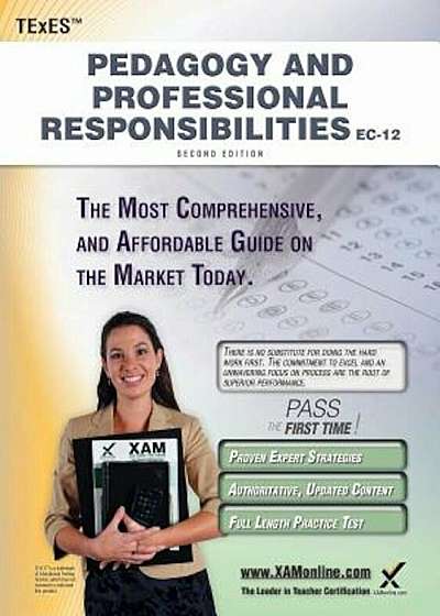 Texes Pedagogy and Professional Responsibilities EC-12 Teacher Certification Study Guide Teacher Prep, Paperback
