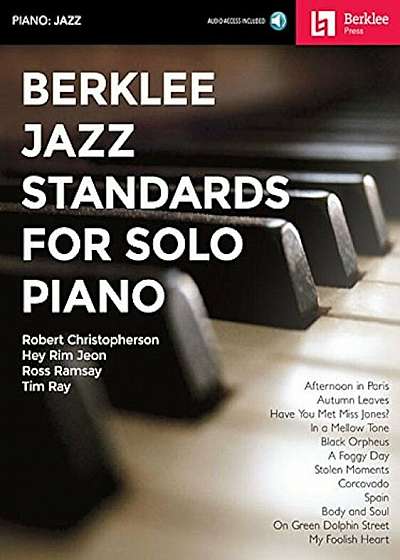 Berklee Jazz Standards for Solo Piano, Hardcover