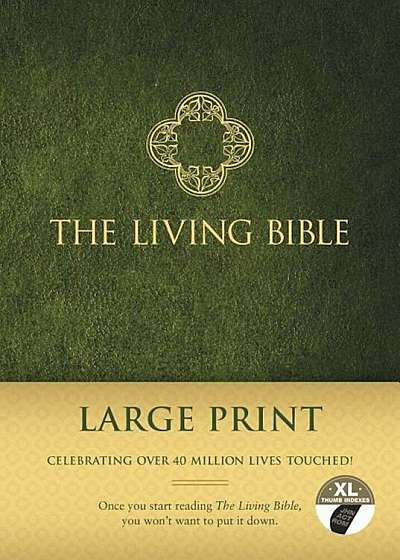 Living Bible-TLB-Large Print, Hardcover