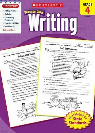 Scholastic Success with Writing, Grade 4, Paperback