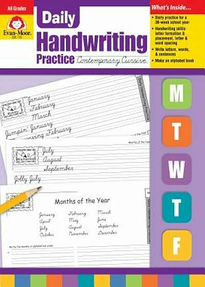Daily Handwriting Contemporary Cursive, Paperback