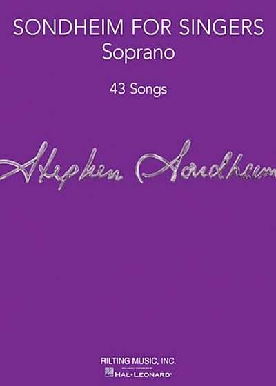 Sondheim for Singers: Soprano, Paperback