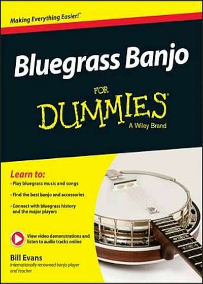 Bluegrass Banjo for Dummies, Paperback