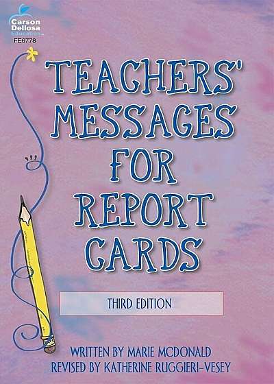 Teachers' Messages for Report Cards, Paperback