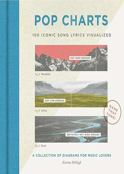Pop Charts: 100 Iconic Song Lyrics Visualized, Hardcover