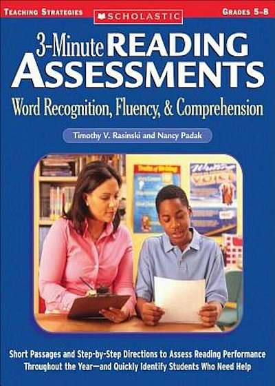 3-Minute Reading Assessments Prehension: Word Recognition, Fluency, & Comprehension, Paperback