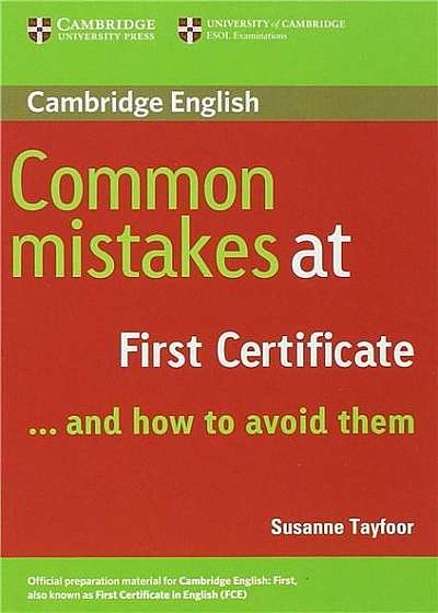 Common mistakes at First Certificate