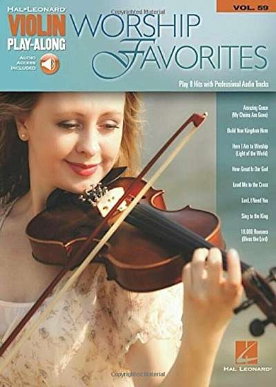 Worship Favorites: Violin Play-Along Volume 59, Paperback