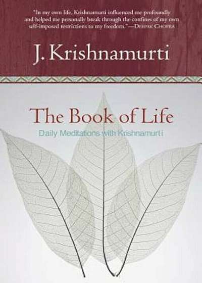 The Book of Life: Daily Meditations with Krishnamurti, Paperback