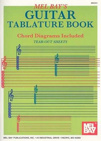 Guitar Tablature Book, Paperback