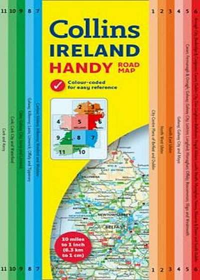 Collins Handy Map Ireland, Paperback