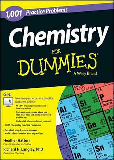 1,001 Chemistry Practice Problems for Dummies, Paperback