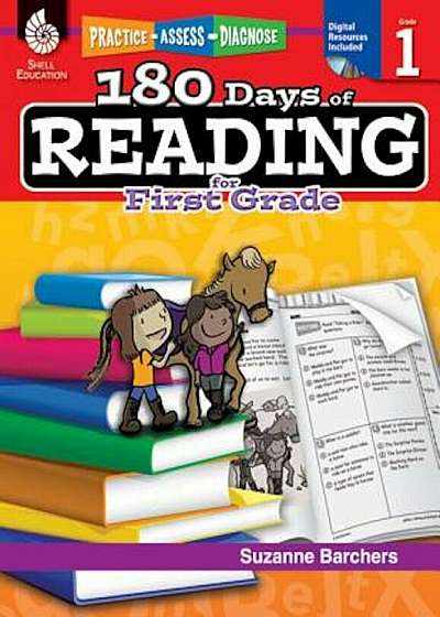 180 Days of Reading for First Grade (Grade 1): Practice, Assess, Diagnose, Paperback