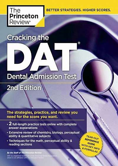 Cracking the DAT (Dental Admission Test), 2nd Edition, Paperback