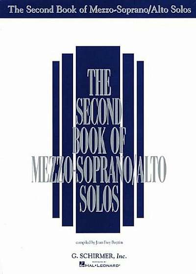 The Second Book of Mezzo-Soprano/Alto Solos, Paperback
