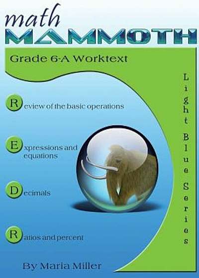 Math Mammoth Grade 6-A Worktext, Paperback