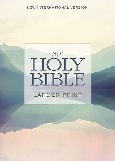 NIV, Holy Bible, Larger Print, Paperback, Paperback