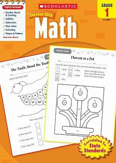 Math, Grade 1, Paperback