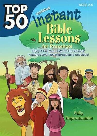 Top 50 Instant Bible Lessons for Preschoolers, Paperback
