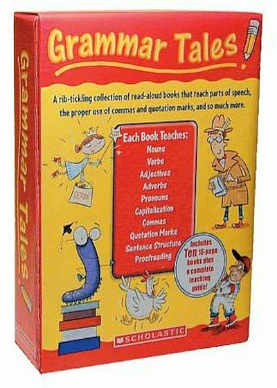 Grammar Tales Box Set: A Rib-Tickling Collection of Read-Aloud Books That Teach 10 Essential Rules of Usage and Mechanics, Hardcover