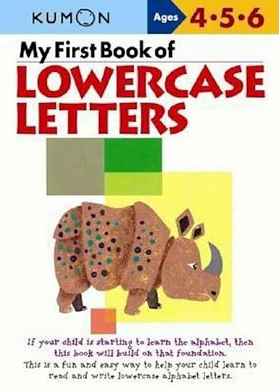 My First Book of Lowercase Letters, Paperback
