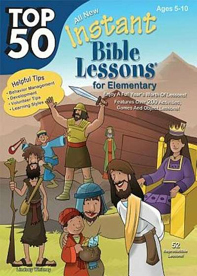 Top 50 Instant Bible Lessons for Elementary with Object Lessons, Paperback