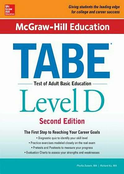 McGraw-Hill Education Tabe Level D, Second Edition, Paperback