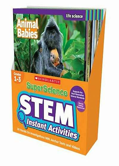 Superscience STEM Instant Activities: Grades 1-3: 30 Hands-On Investigations with Anchor Texts and Videos, Paperback