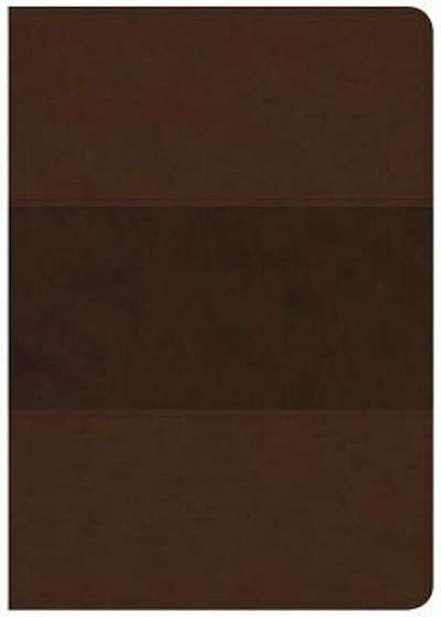 CSB Ultrathin Reference Bible, Saddle Brown Leathertouch, Hardcover